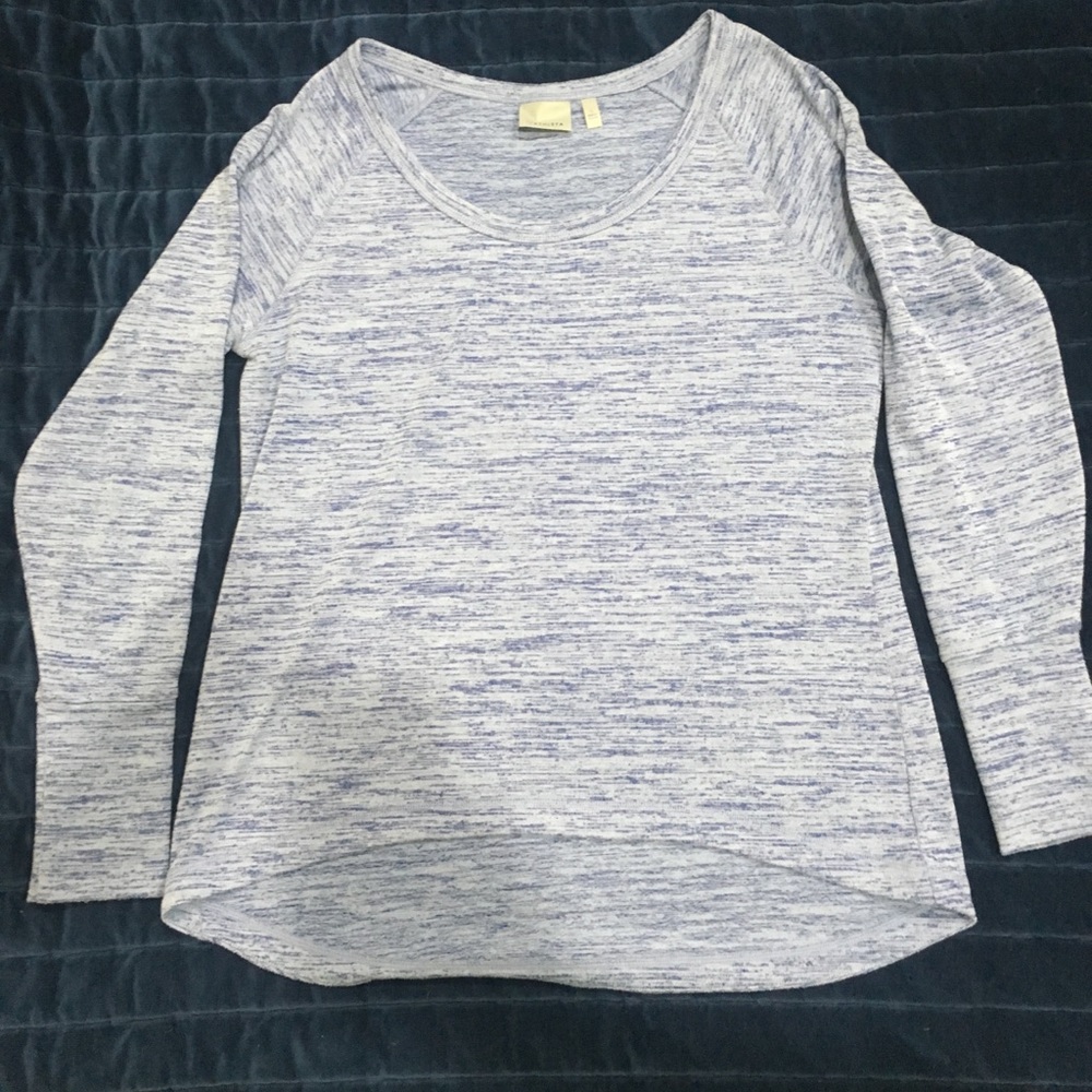 Athleta No Sweatin’ It Sharkbite Long Sleeve